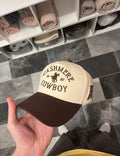 Cashmere cowboy cap